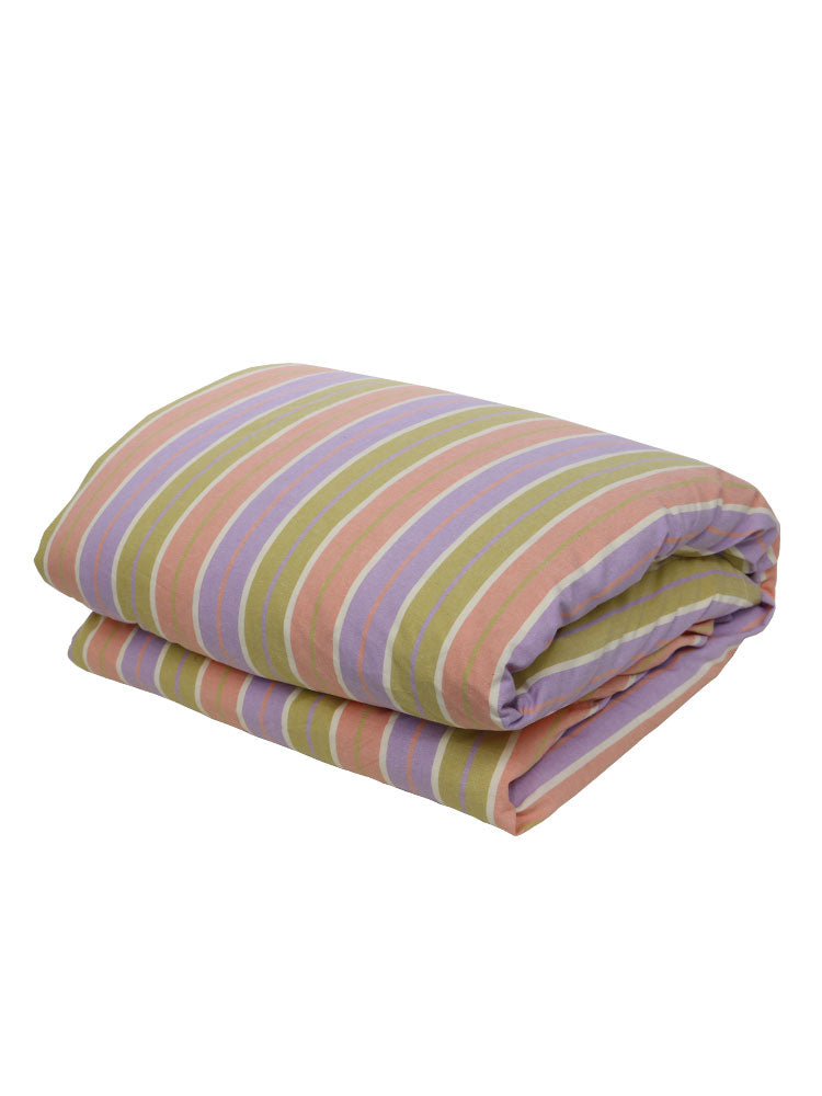 Miami Stripe Quilt Cover by Mosey Me