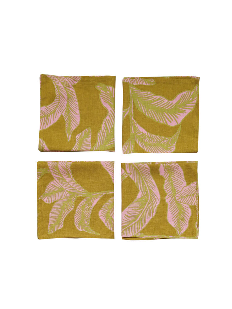 Meridian Gold Napkin Set by Mosey Me