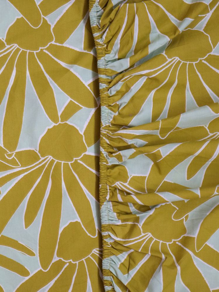 Margarita Mint Fitted Sheet by Mosey Me