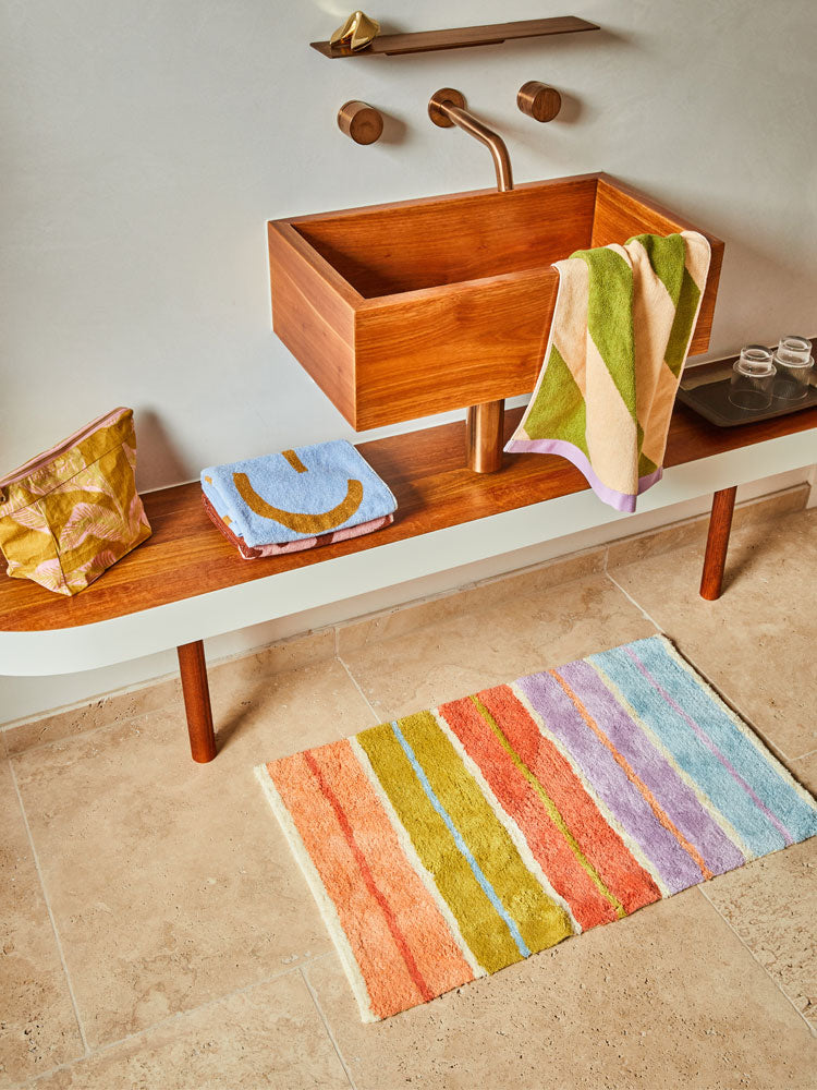 Sherbert Bath Mat by Mosey Me