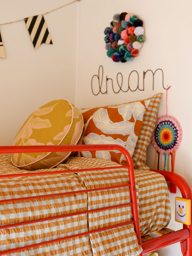 Honey Blue Seersucker Flat Sheet by Mosey Me
