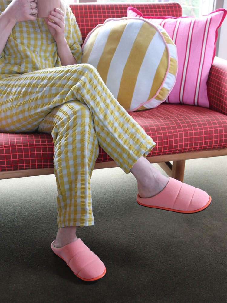 Cloud Slipper in Peach by Mosey Me
