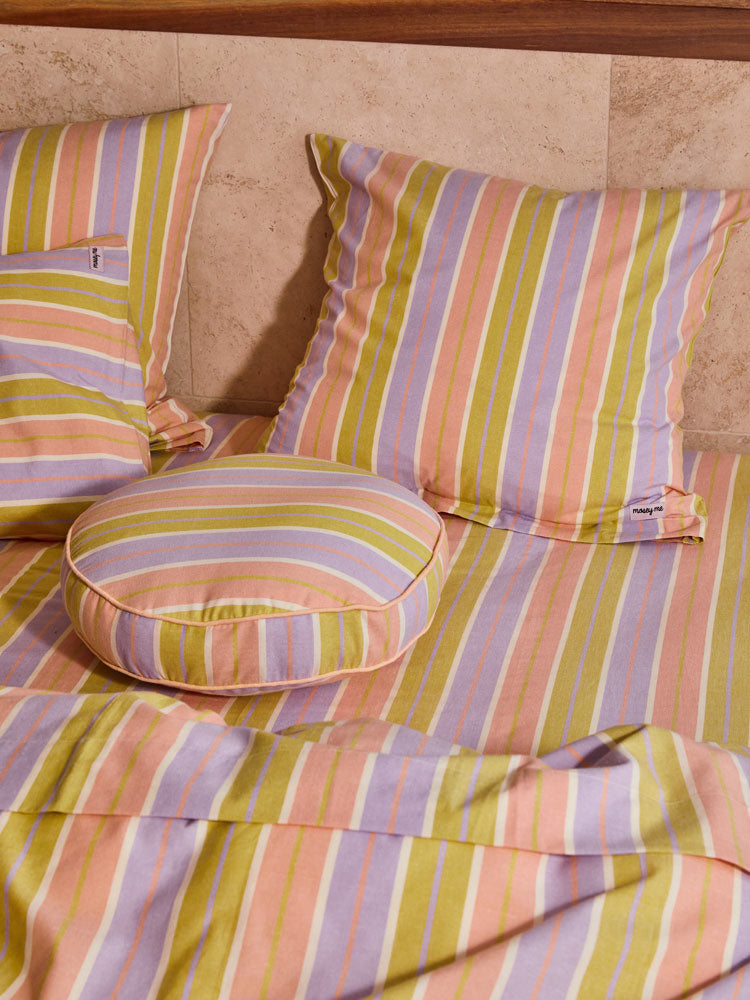 Miami Stripe Quilt Cover by Mosey Me