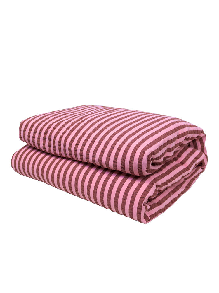Sundae Seersucker Quilt Cover by Mosey Me