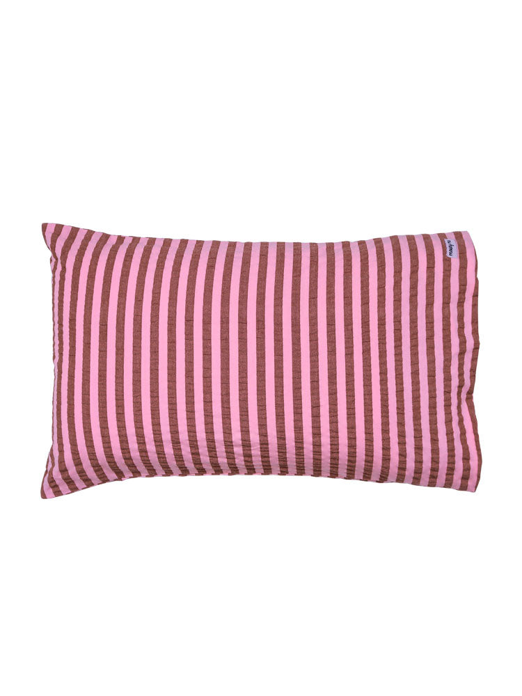 Sundae Seersucker Standard Pillowcase Set by Mosey Me