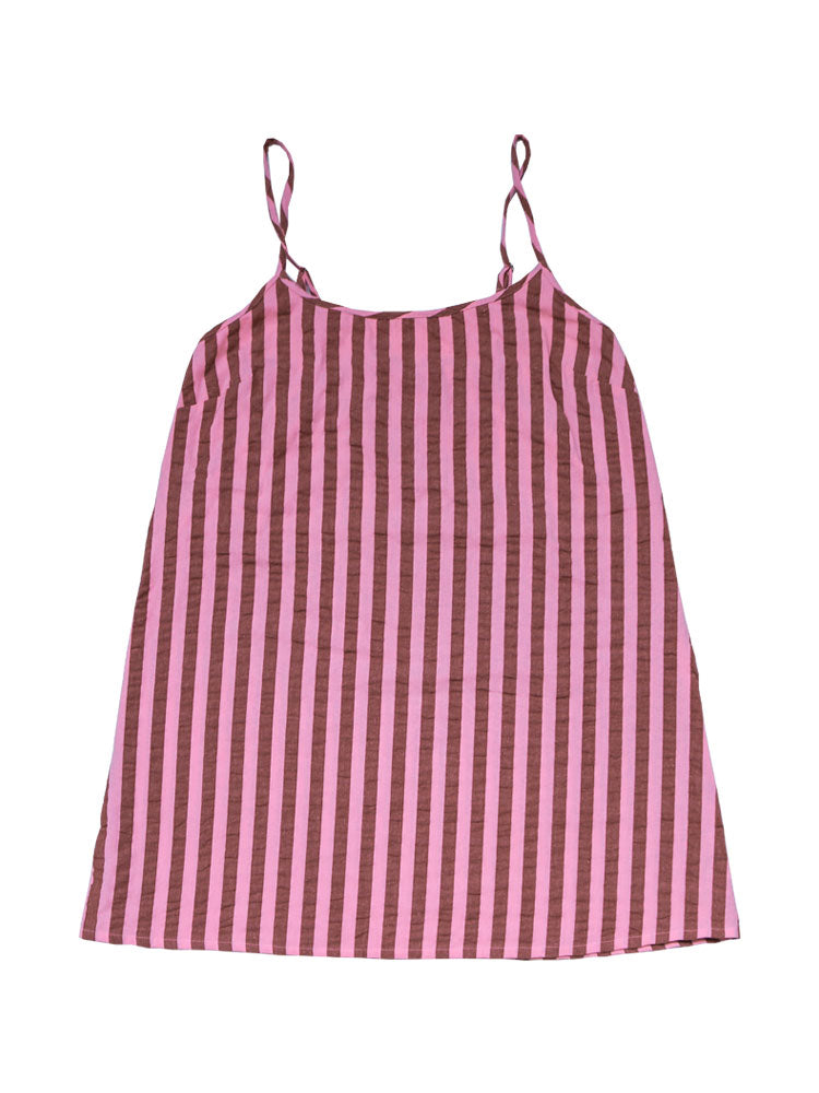 Sundae Seersucker Slip Dress  by Mosey Me