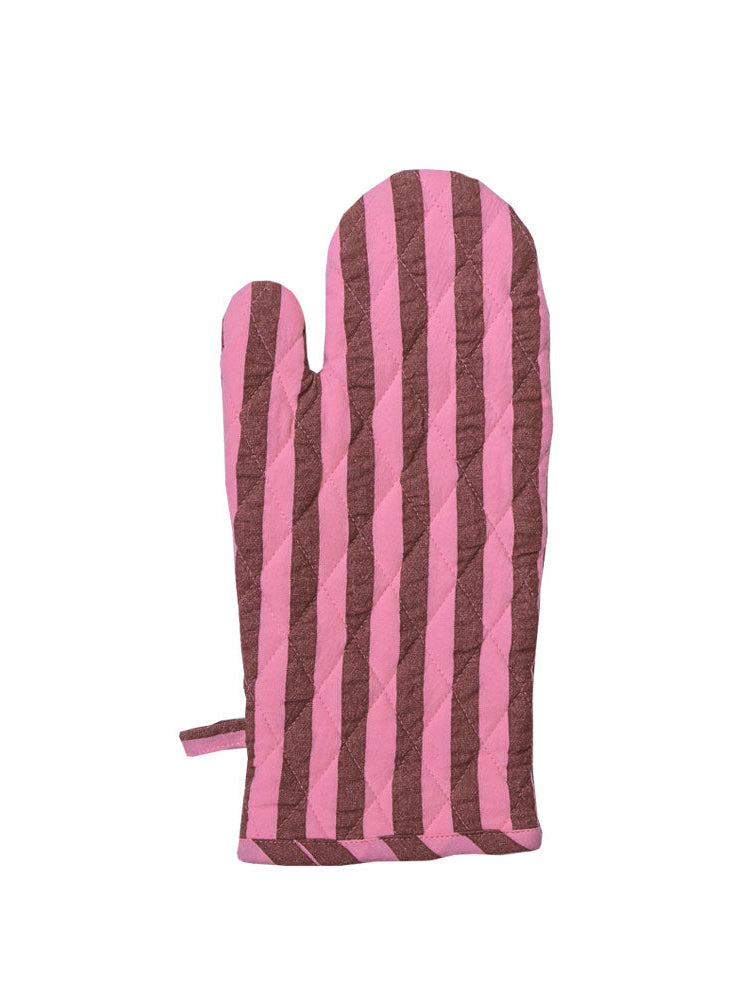 Sundae Seersucker Oven Mitt by Mosey Me