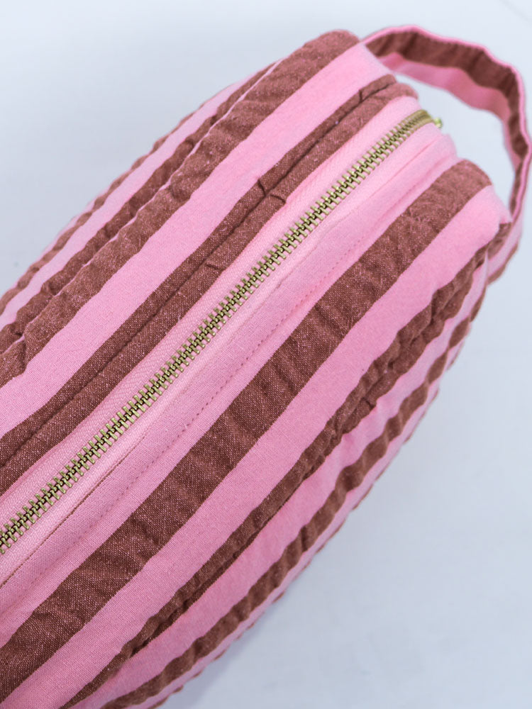 Sundae Seersucker Dopp Kit by Mosey Me