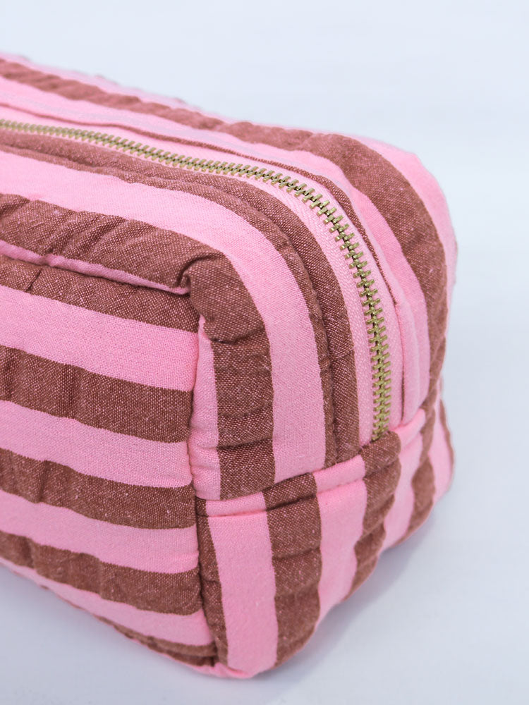 Sundae Seersucker Dopp Kit by Mosey Me