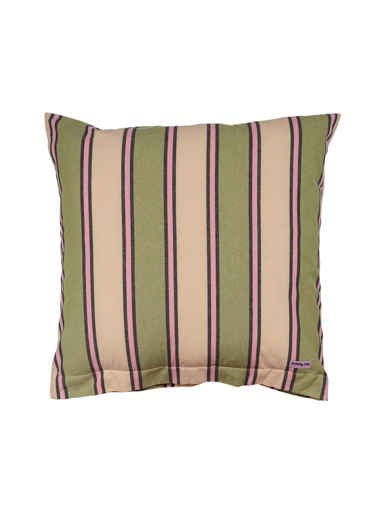 Carnival Stripe Euro Pillowcase Set by Mosey Me