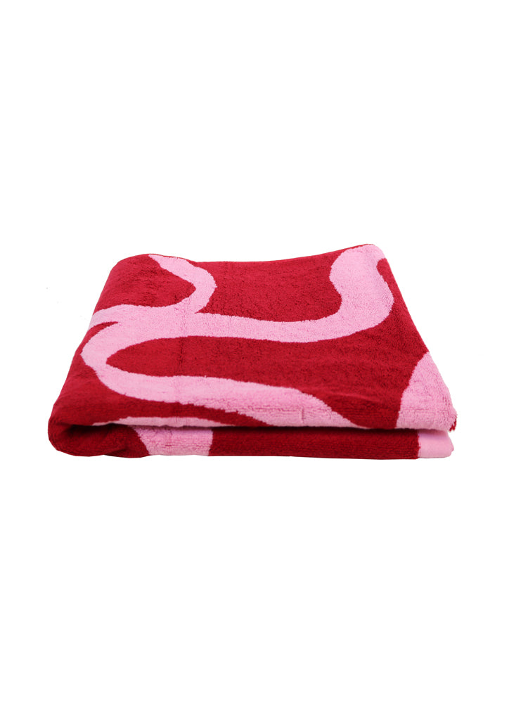 Ribbon Bath Towel by Mosey Me