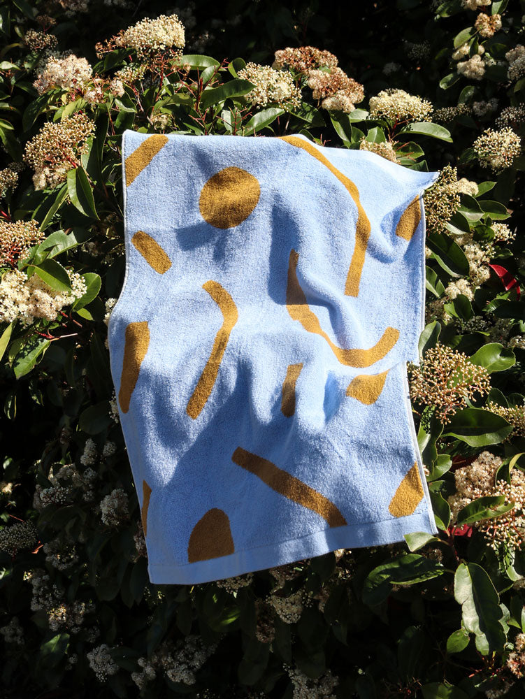 Shapes Hand Towel by Mosey Me
