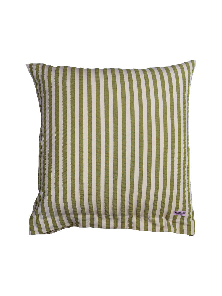 Seersucker Stripe Euro Pillowcase Set by Mosey Me