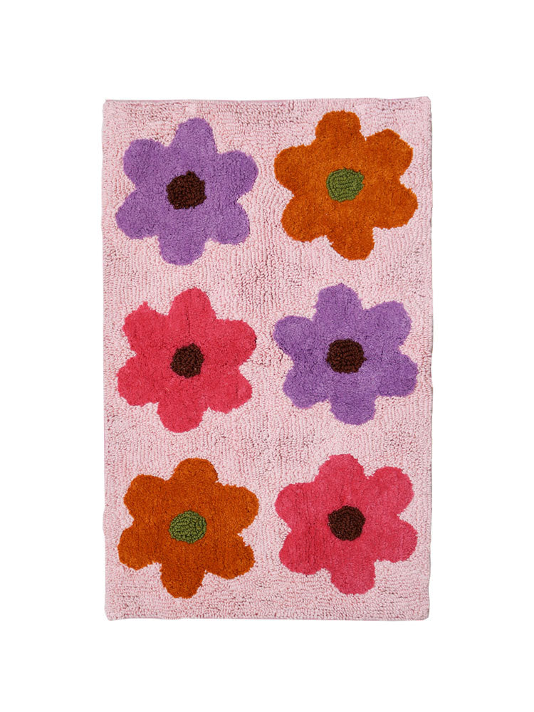 Candy Flowerbed Bath Mat  by Mosey Me