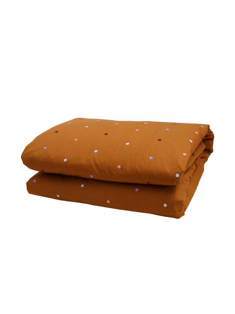Embroidered Dot Quilt Cover  by Mosey Me