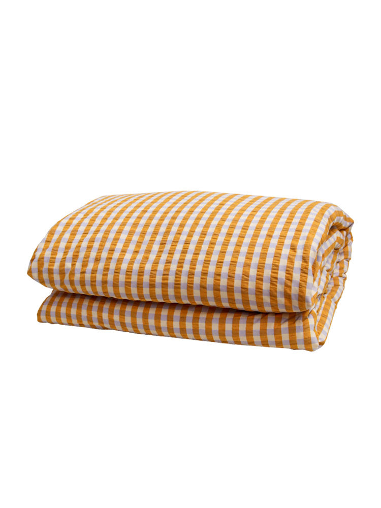 Mango Seersucker Quilt Cover by Mosey Me