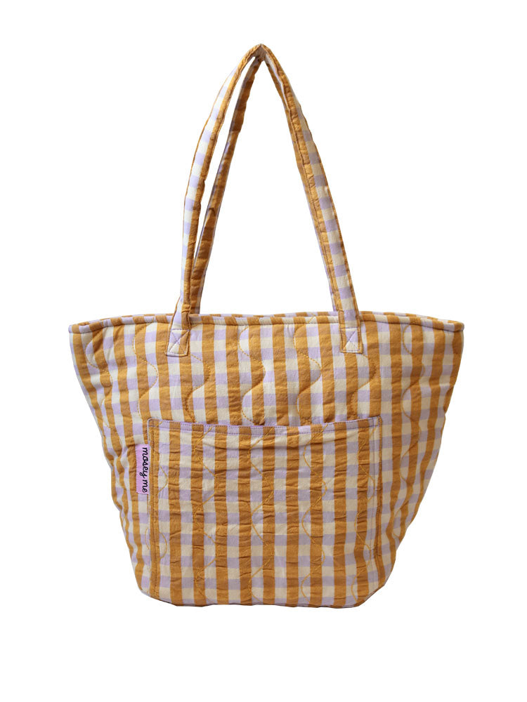 Mango Seersucker Quilted Bag