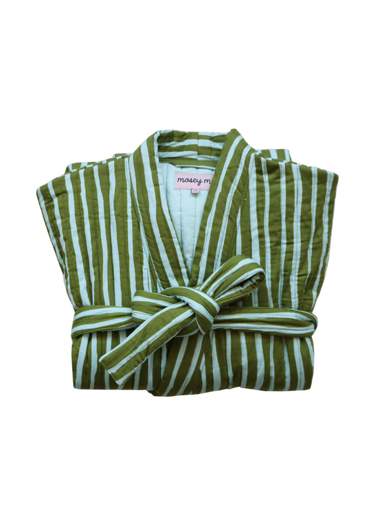 Strokes Quilted Robe