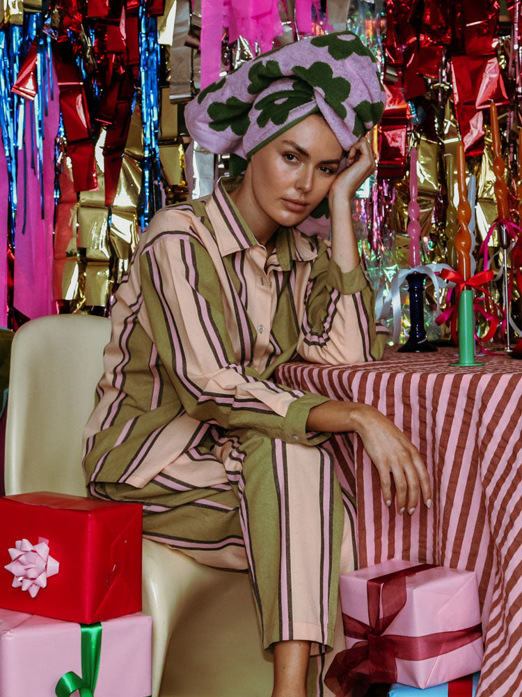 Carnival Stripe Long Sleeve Pyjama Set