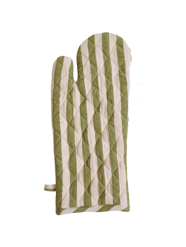 Seersucker Stripe Oven Mitt