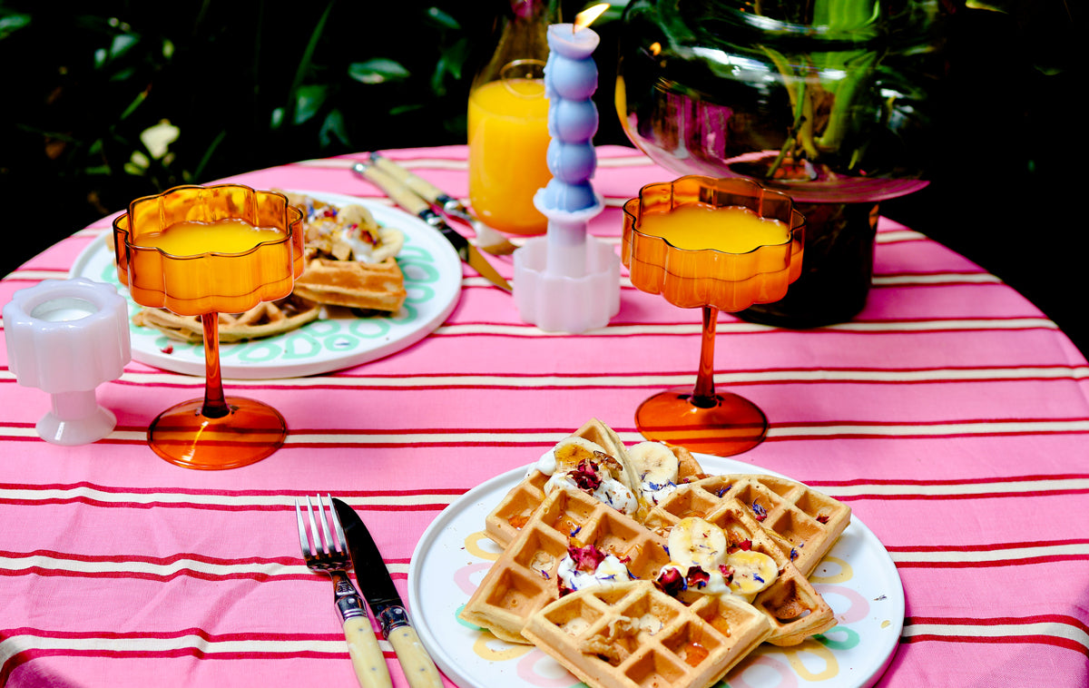 Mosey Dines: Fluffy Breakfast Waffles