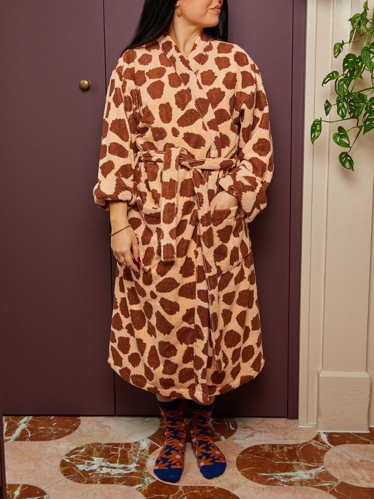 Freckle Terry Robe