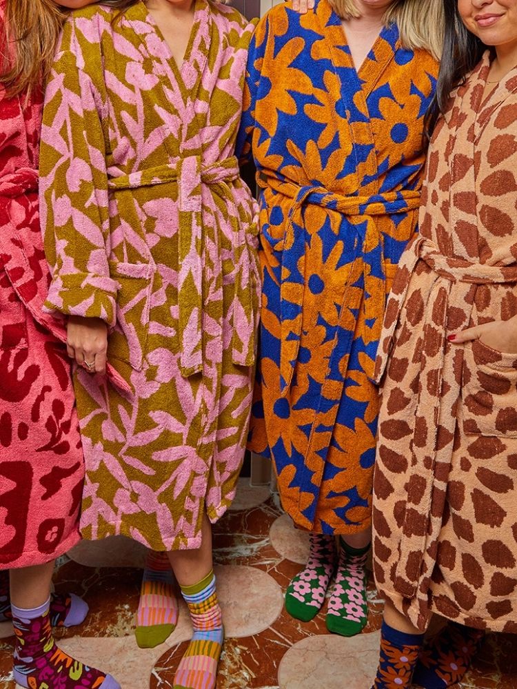 Freckle Terry Robe