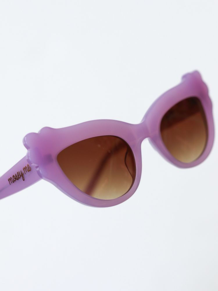 MAUDE X Mosey Me Posy Sunglasses in Orchid