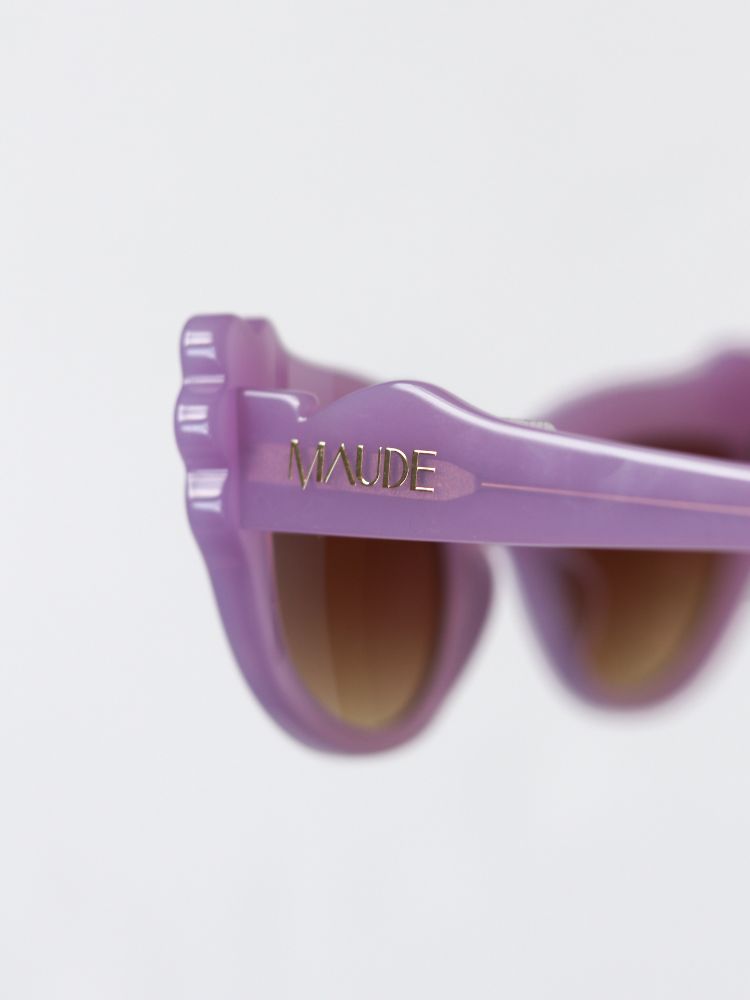 MAUDE X Mosey Me Posy Sunglasses in Orchid