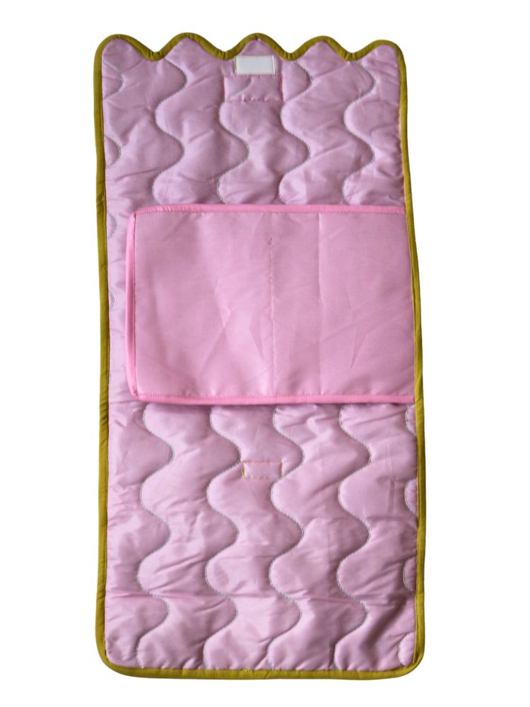 Pink Quartz Seersucker Change Mat