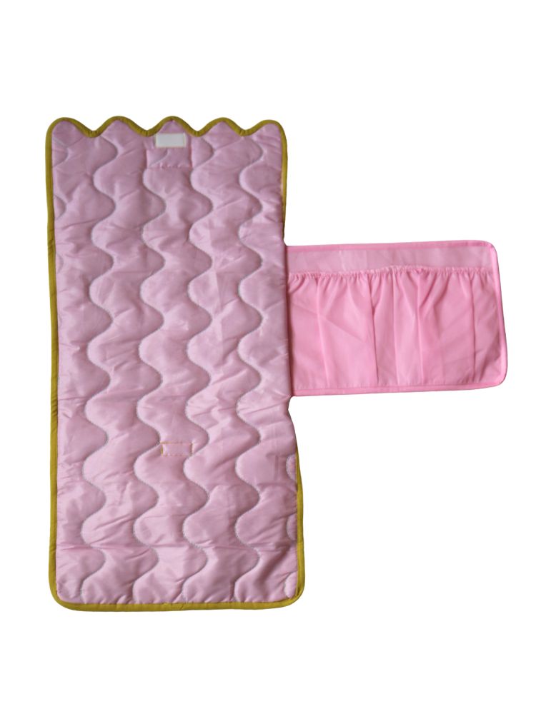 Pink Quartz Seersucker Change Mat
