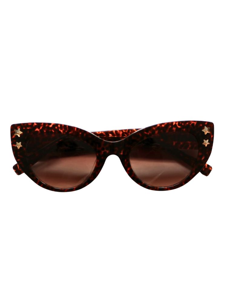 MAUDE X Mosey Me Ziggy Sunglasses in Tortoise
