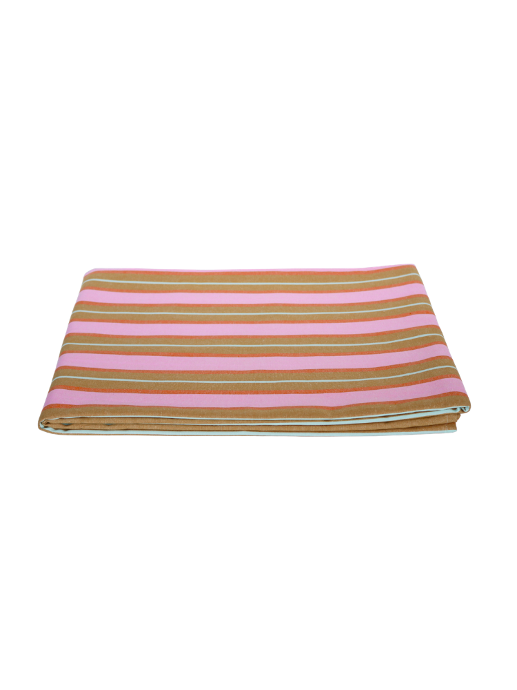 Sunrise Stripe Square Tablecloth