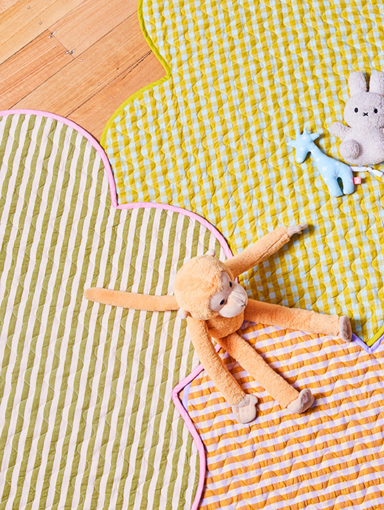 Citrus Seersucker Playmat