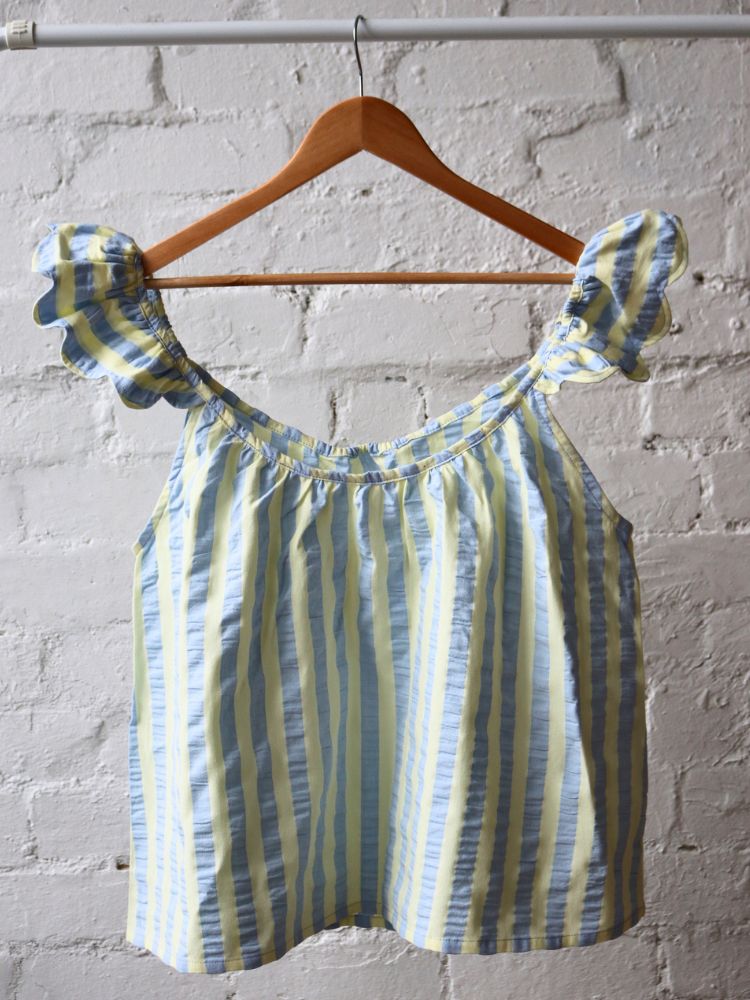Butter Blue Seersucker Short Pyjama Set