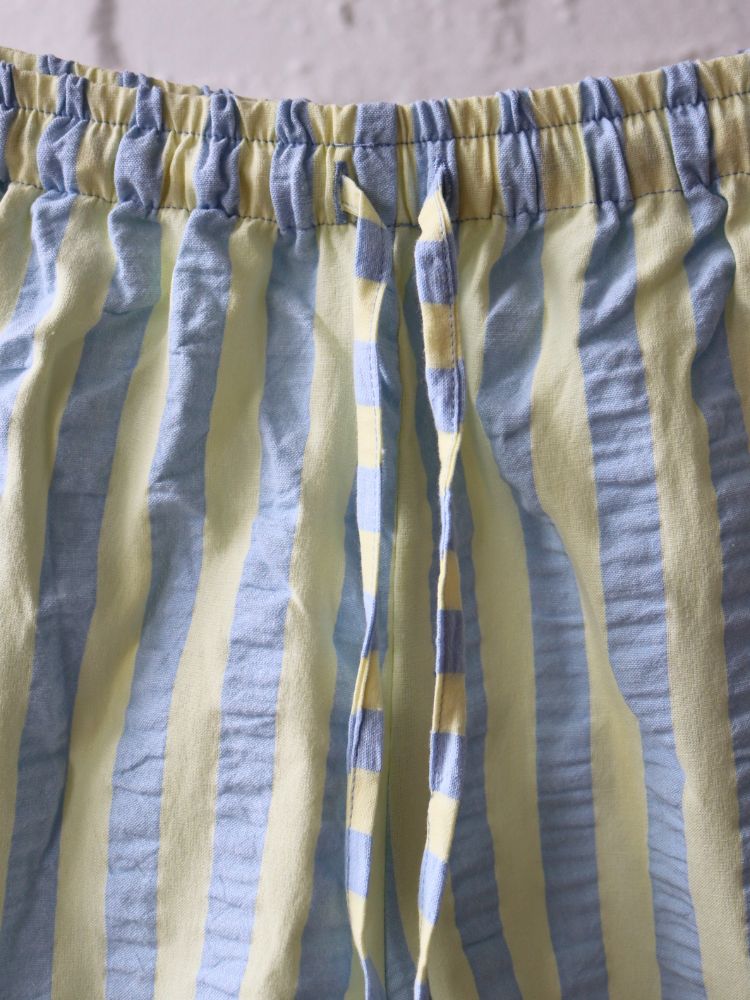 Butter Blue Seersucker Short Pyjama Set