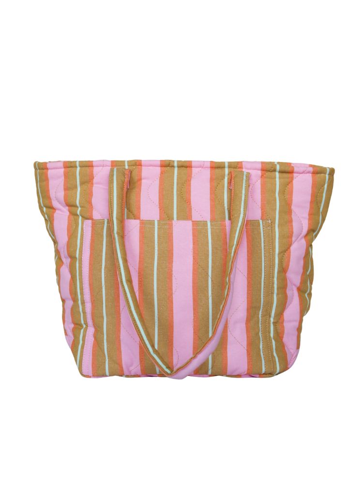 Sunrise Stripe Quilted Bag