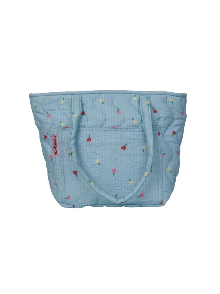 Forget Me Not Quilted Bag in Sky