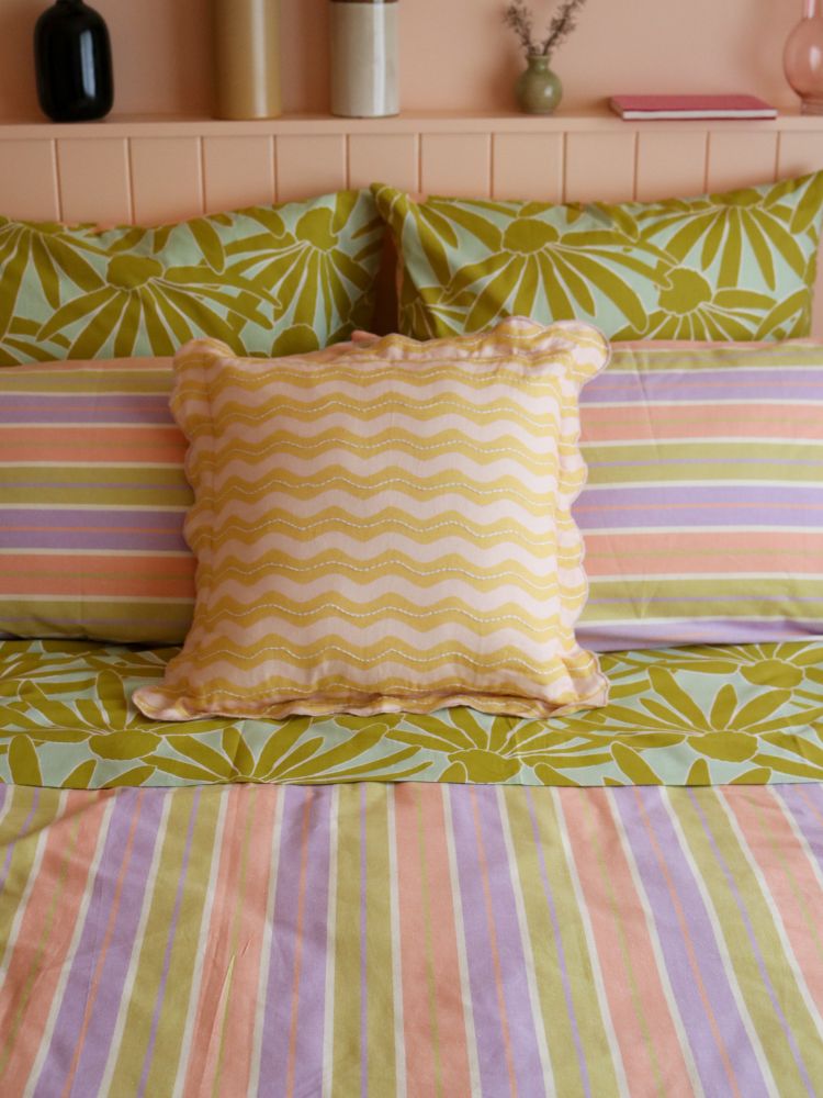 Miami Stripe Quilt Cover