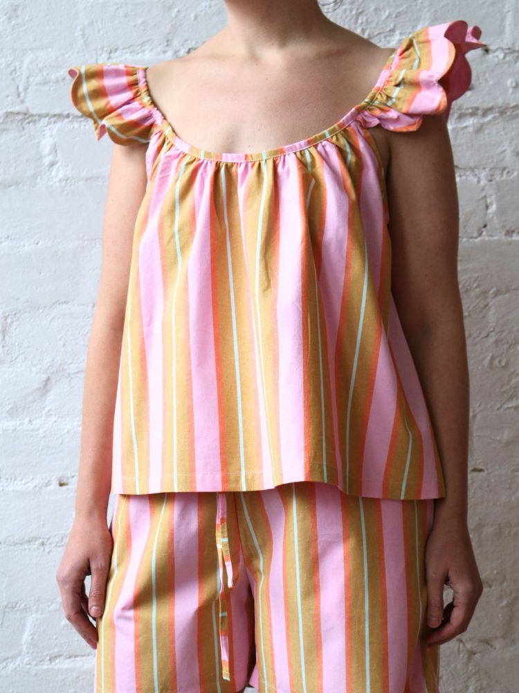 Sunrise Stripe Short Pyjama Set