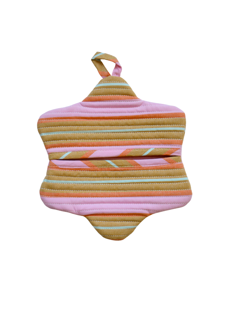 Sunrise Stripe Pot Holder