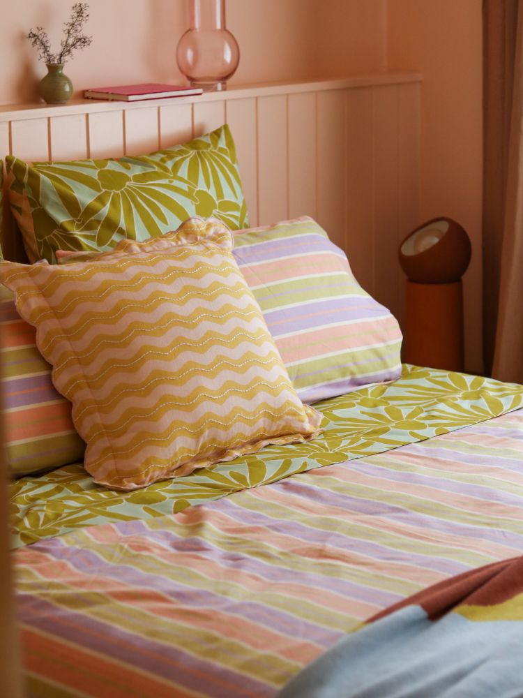 Miami Stripe Quilt Cover