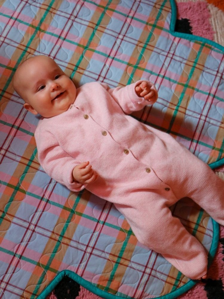 Confetti Plaid Playmat