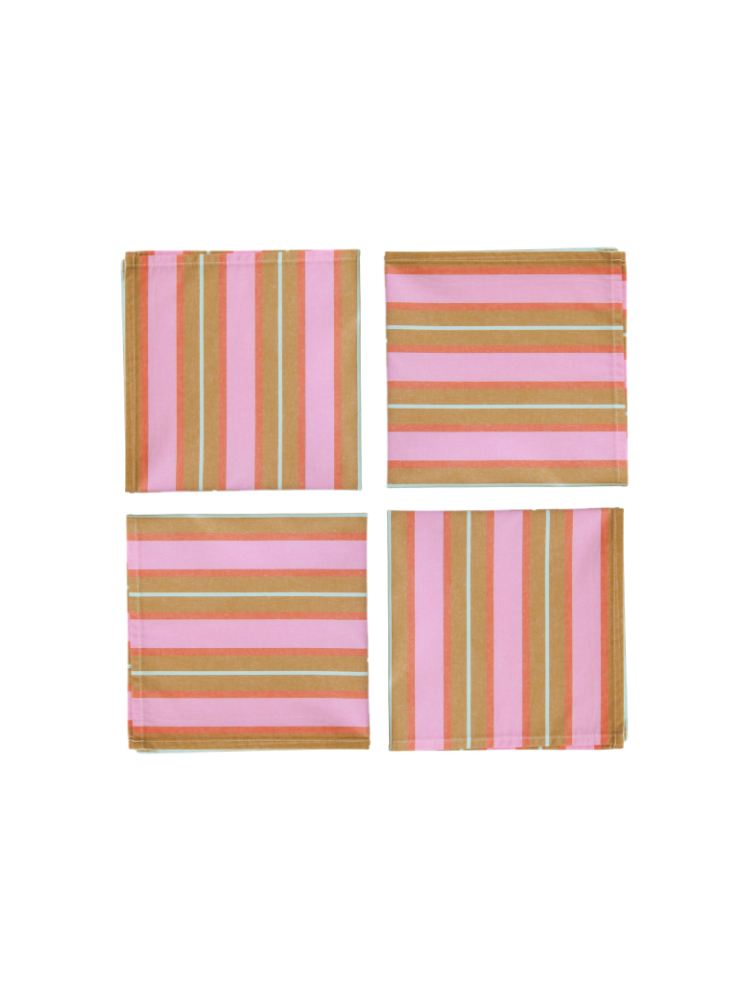 Sunrise Stripe Napkin Set
