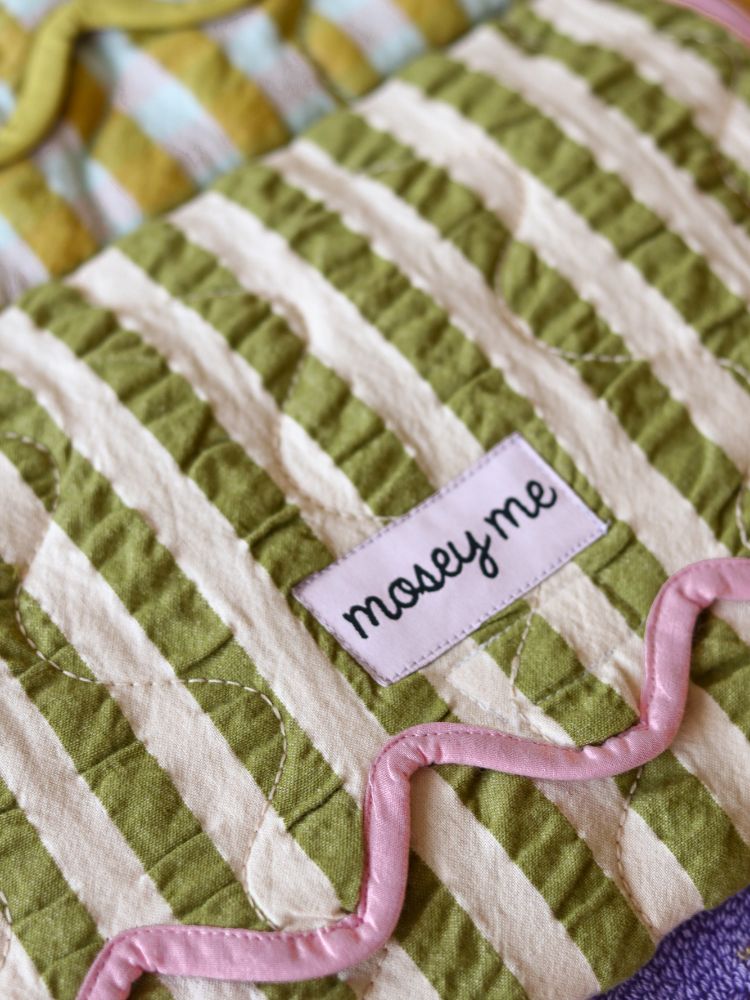 Pistachio Seersucker Change Mat
