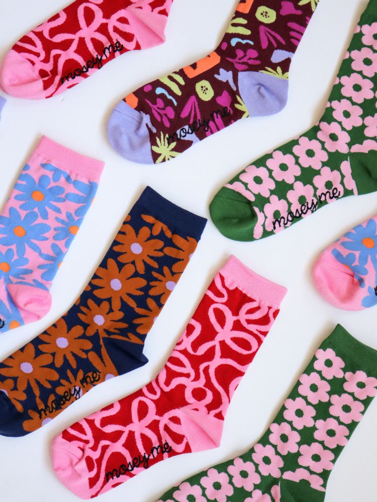 Flowerbed Socks