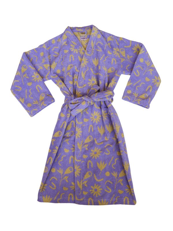 Floral Dreams Terry Robe