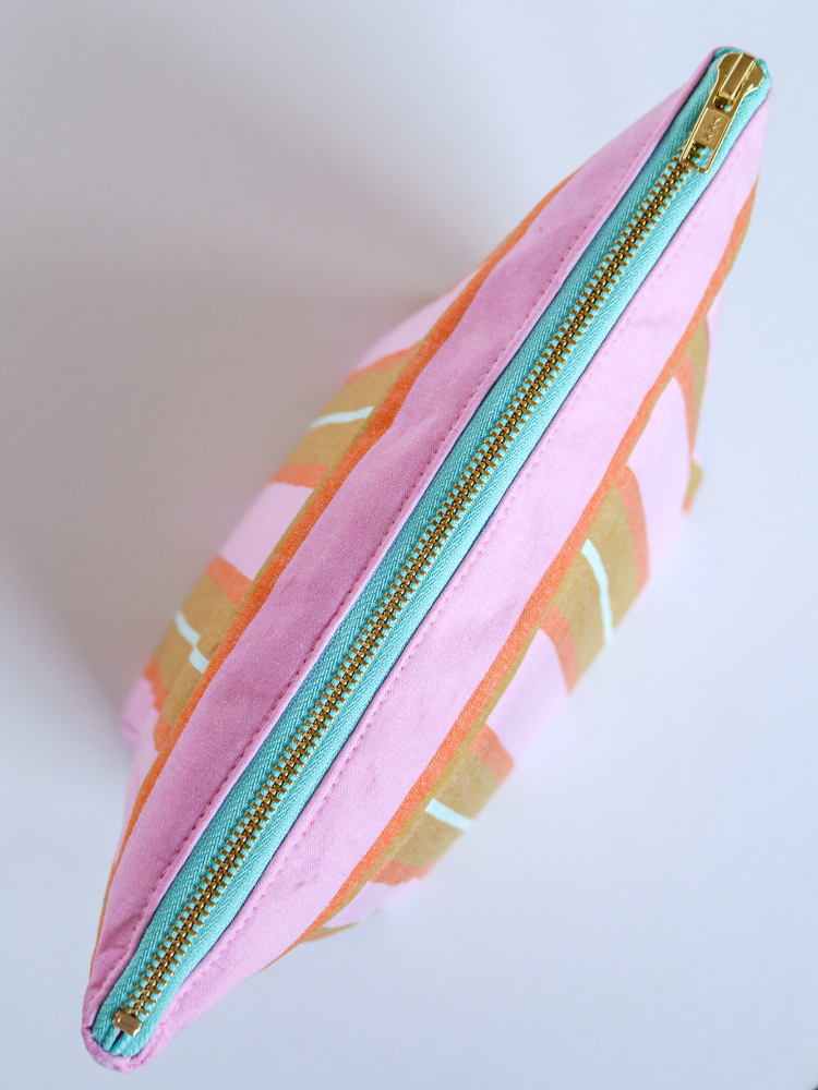 Sunrise Stripe Cosmetic Bag