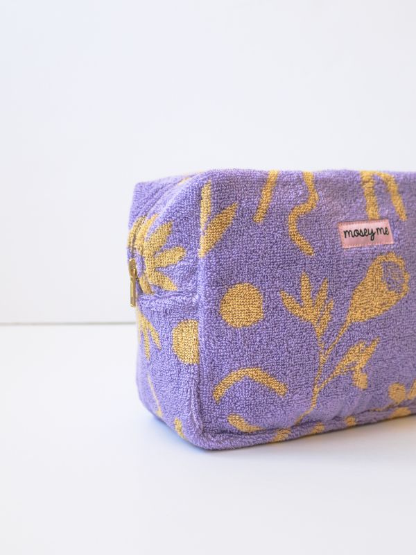 Floral Dreams Terry Toiletry Bag