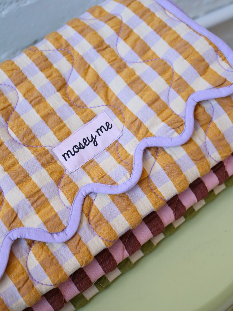 Mango Seersucker Change Mat